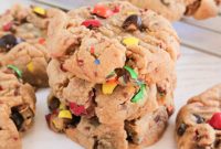 Peanut Butter M&M Cookie Perfection
