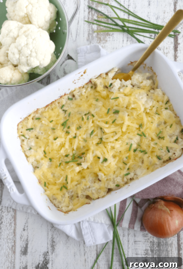 Golden Smoked Gouda Cauliflower Bake 1 featured 10093