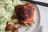 Chipotle Apple Glazed Chicken Thighs