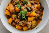 Hearty Butternut Squash Turkey Chili