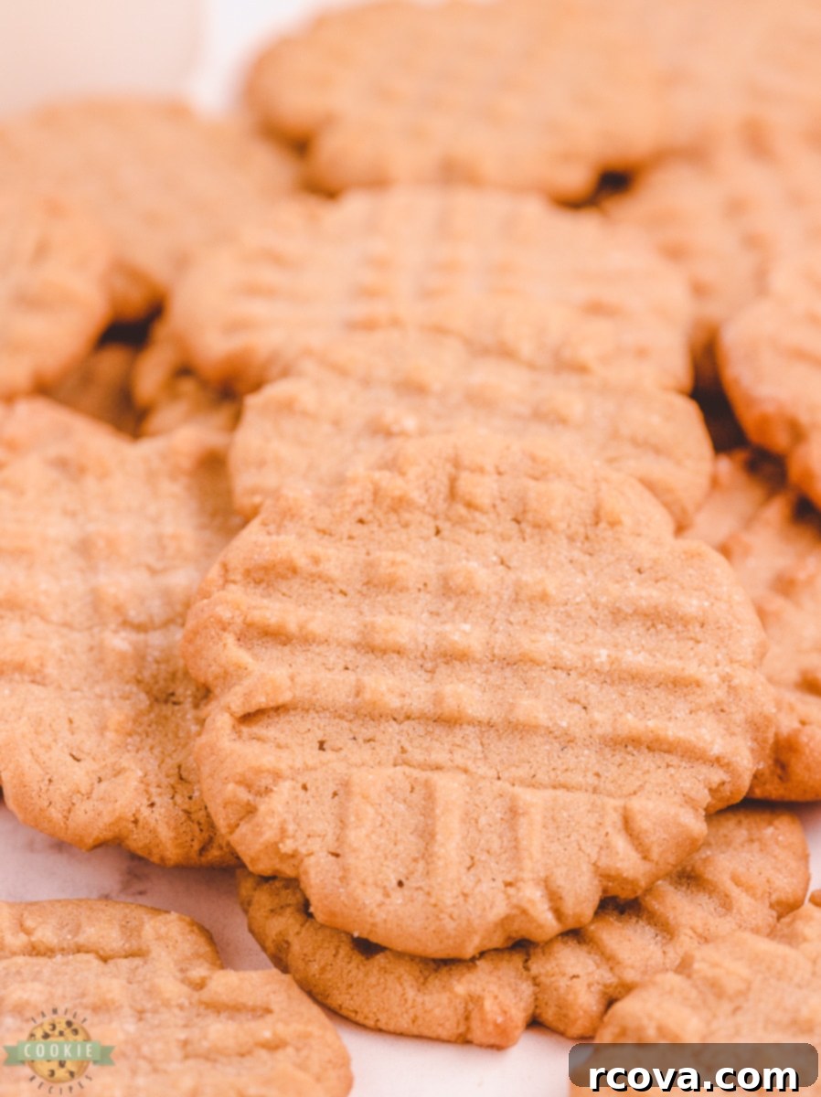 Grandma's Legendary Peanut Butter Cookies 1 featured 10553