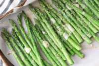 Crispy Parmesan Asparagus Spears
