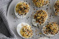 Everything Bagel Deviled Eggs