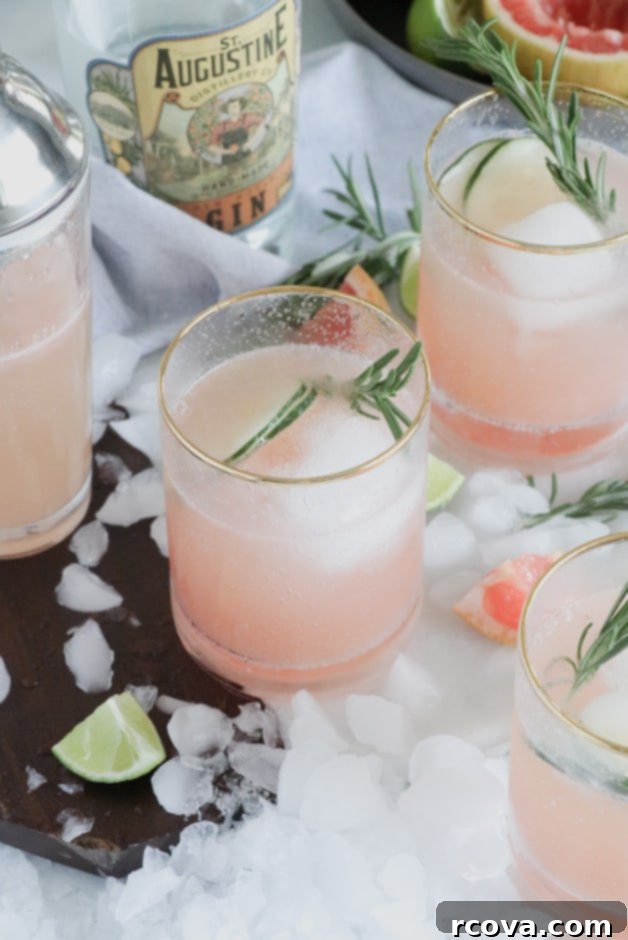 Herbal Grapefruit Gin Sparkler 1 featured 11070