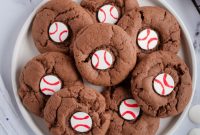 Home Run Chocolate Baseball Cookies
