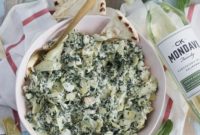 Creamy Low Carb Shrimp Spinach Artichoke Dip
