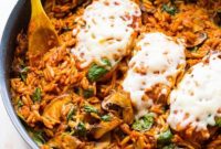 Hearty Skillet Chicken Parmesan Pasta