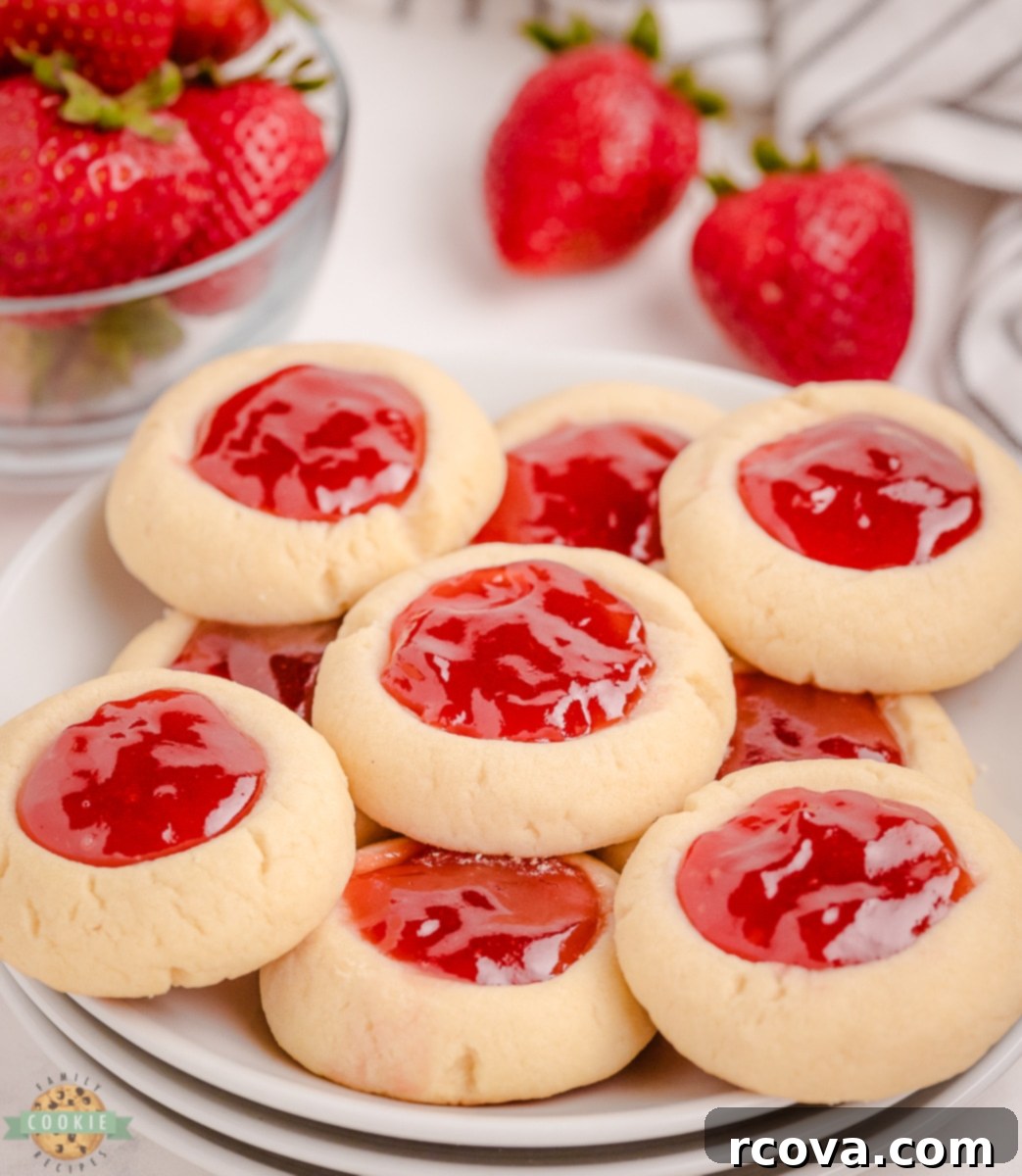 Strawberry Thumbprint Cookies: A Sweet and Simple Classic 1 featured 11369 1