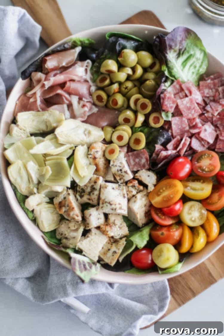 Wholesome Chopped Chicken Antipasto Salad 1 featured 11690