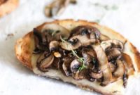 Roasted Mushroom & Melty Fontina Tartine