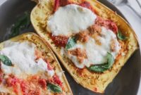 Cheesy Spaghetti Squash Boat Perfection