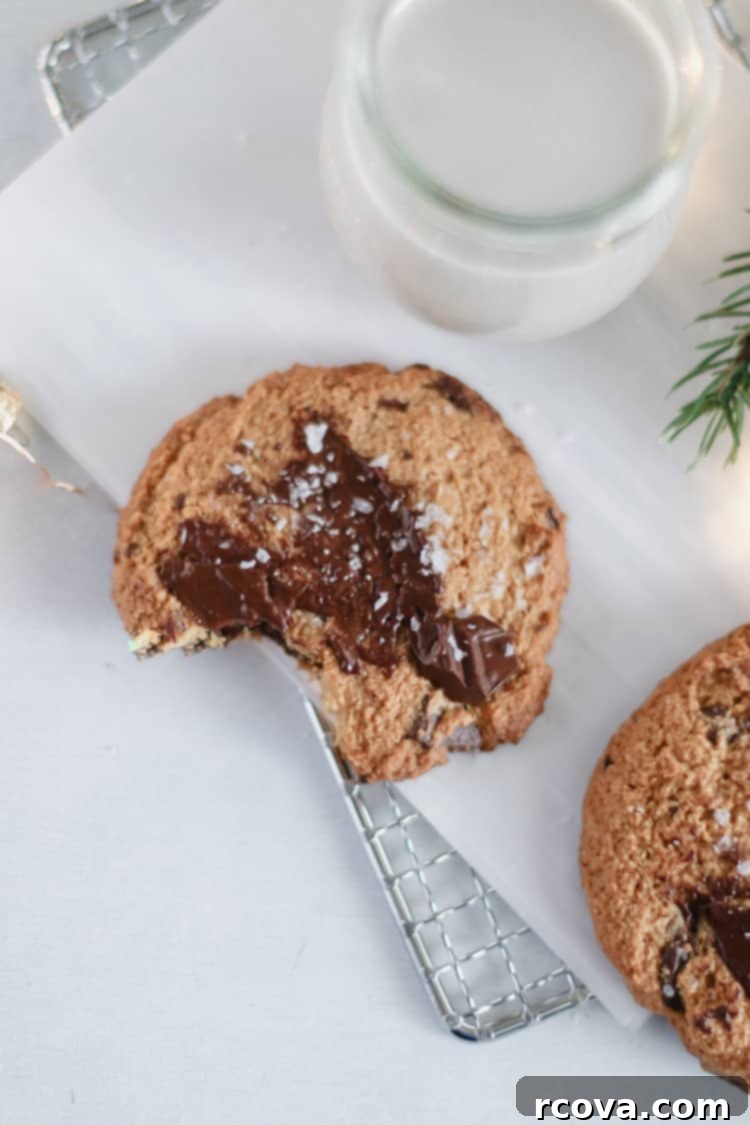 Paleo Gluten Free Almond Flour Chocolate Chunk Cookies 1 featured 12227
