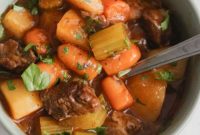 Effortless Instant Pot Beef Stew MeltInYourMouth Tender