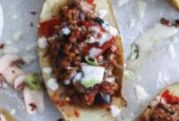 Guilt-Free Whole30 Pizza Potato Skins