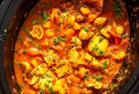 Rustic Slow Cooker Chicken Cacciatore