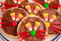 Black Cat Halloween Cookies