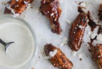 Quick and Crispy Whole30 Teriyaki Wings Air Fried