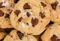 Minty Chocolate Chip Cookie Bliss