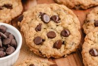 Chewy Oatmeal Chocolate Chip Cookies