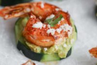 Zesty Shrimp & Avocado Cucumber Delights