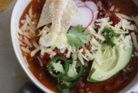Robust Beer and Beef Chili