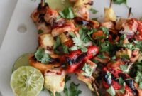 Easy BBQ Chicken Skewers