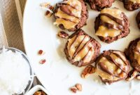 Decadent German Chocolate Cookies
