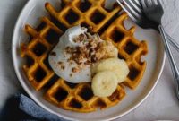 Harvest Pumpkin Paleo Waffles