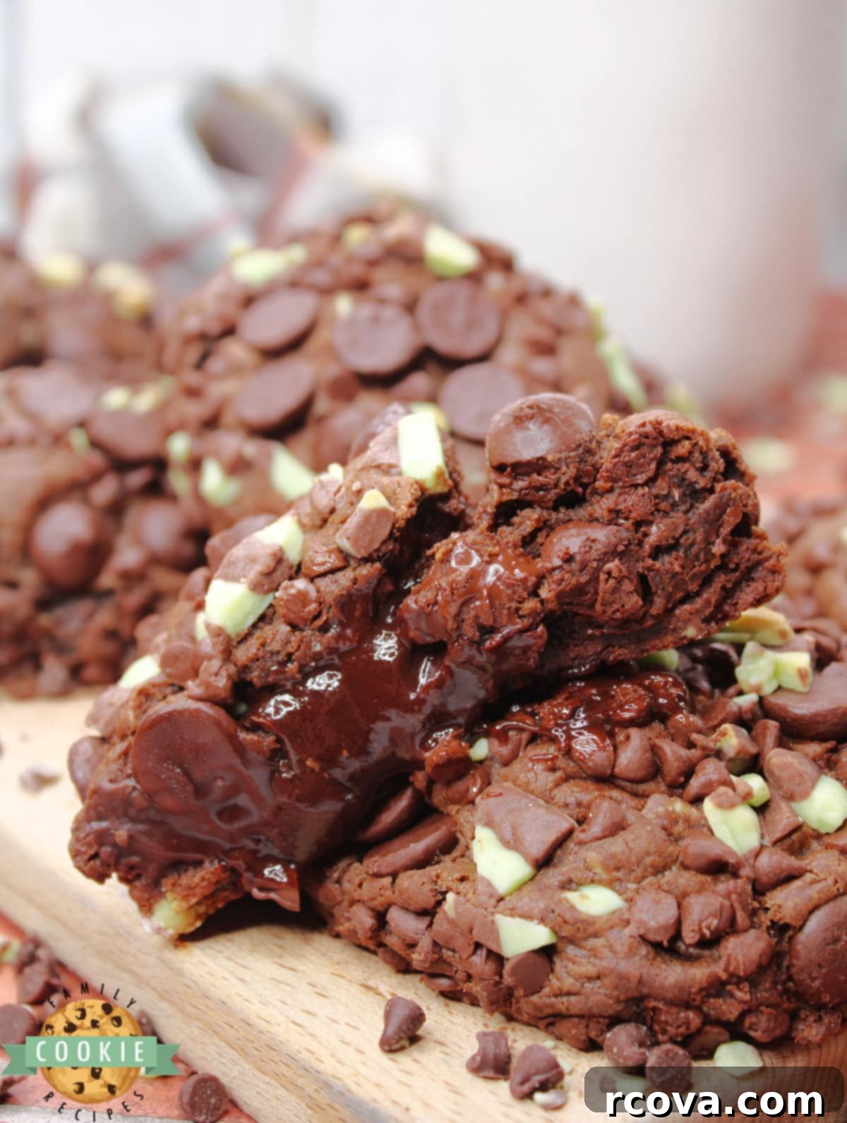 Decadent Chocolate Cookies with Andes Mint Centers 104 featured 14174