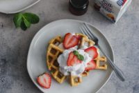 Grain-Free Strawberry Shortcake Waffles