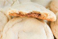 Caramel Lava Rolo Cookies