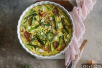 Asparagus and Prosciutto Frittata Bake