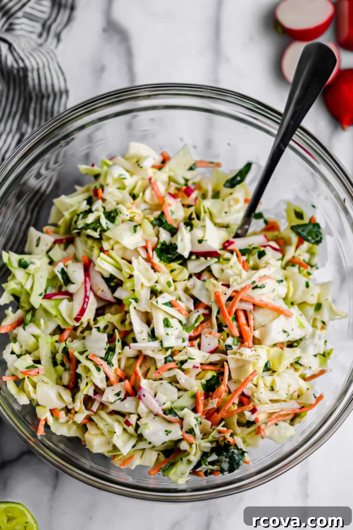 Effortless Zesty Radish Slaw 1 featured 14998