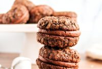 Velvet Chocolate Oatmeal Cream Pies