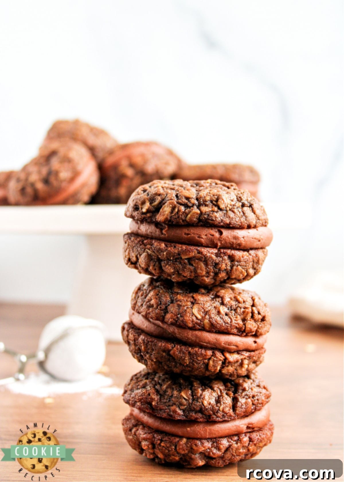Velvet Chocolate Oatmeal Cream Pies 1 featured 15110