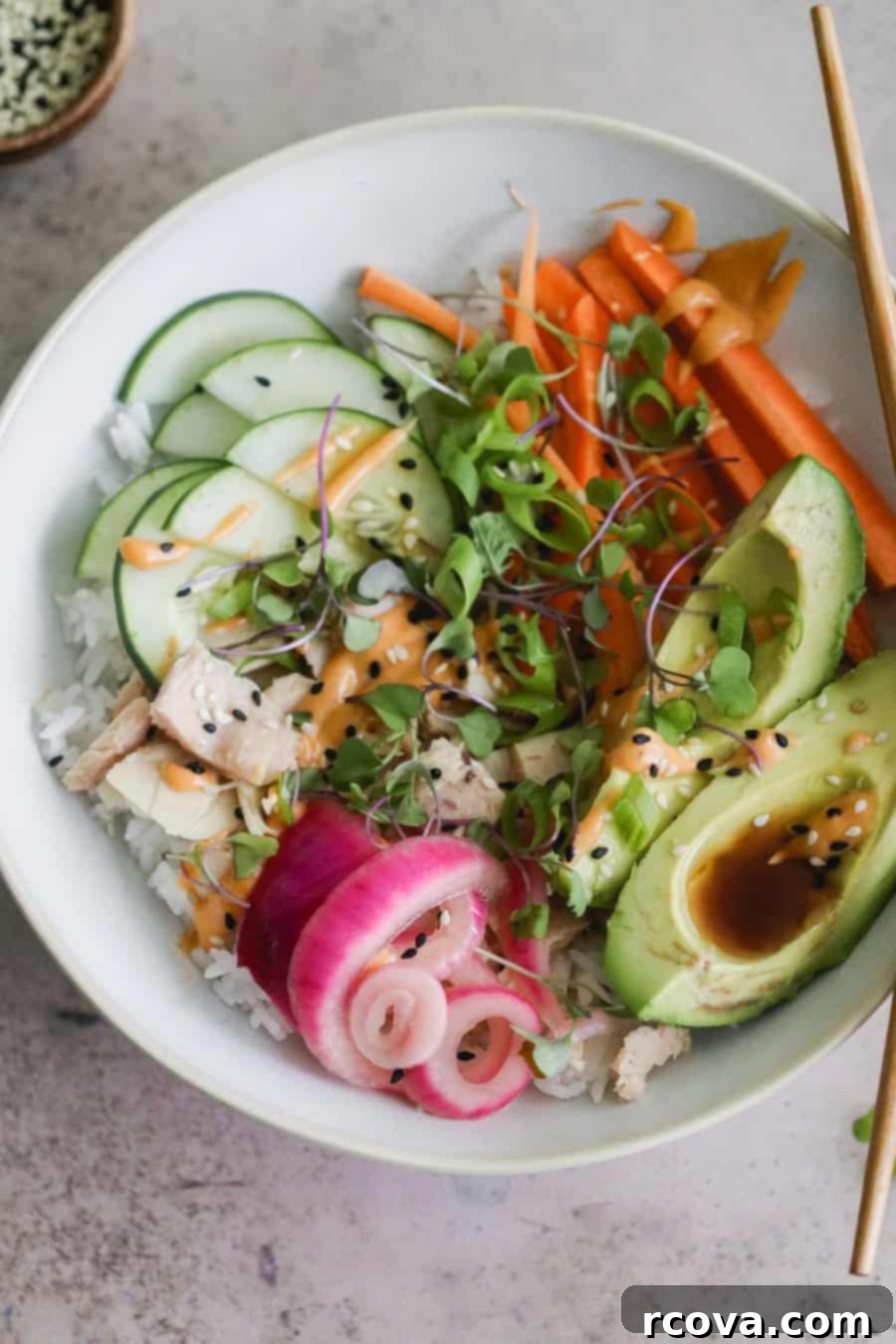 Effortless Canned Tuna Roll Bowl 1 featured 15285
