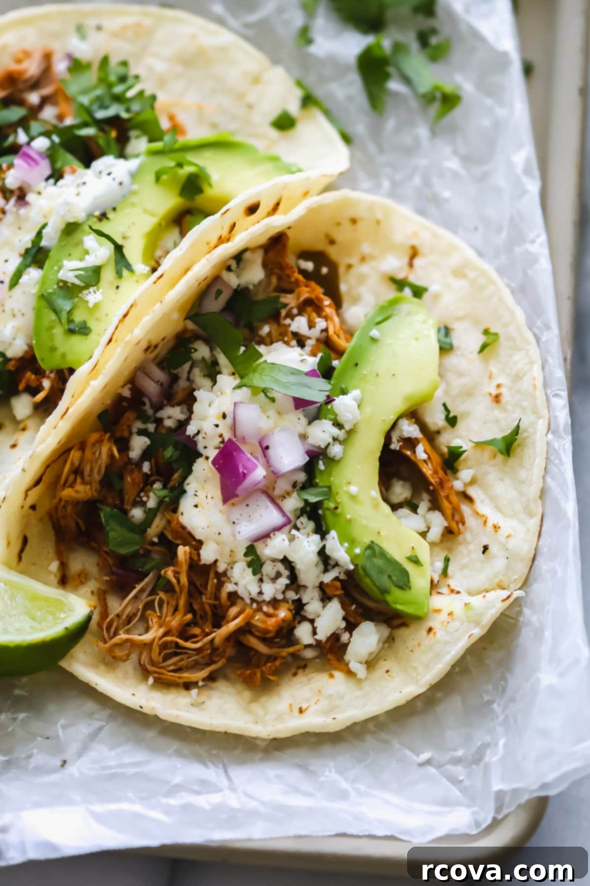 Flavorful Salsa Shredded Chicken for Instant Pot or Slow Cooker 6 featured 15350