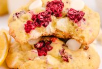 Zesty Lemon Raspberry Cookies