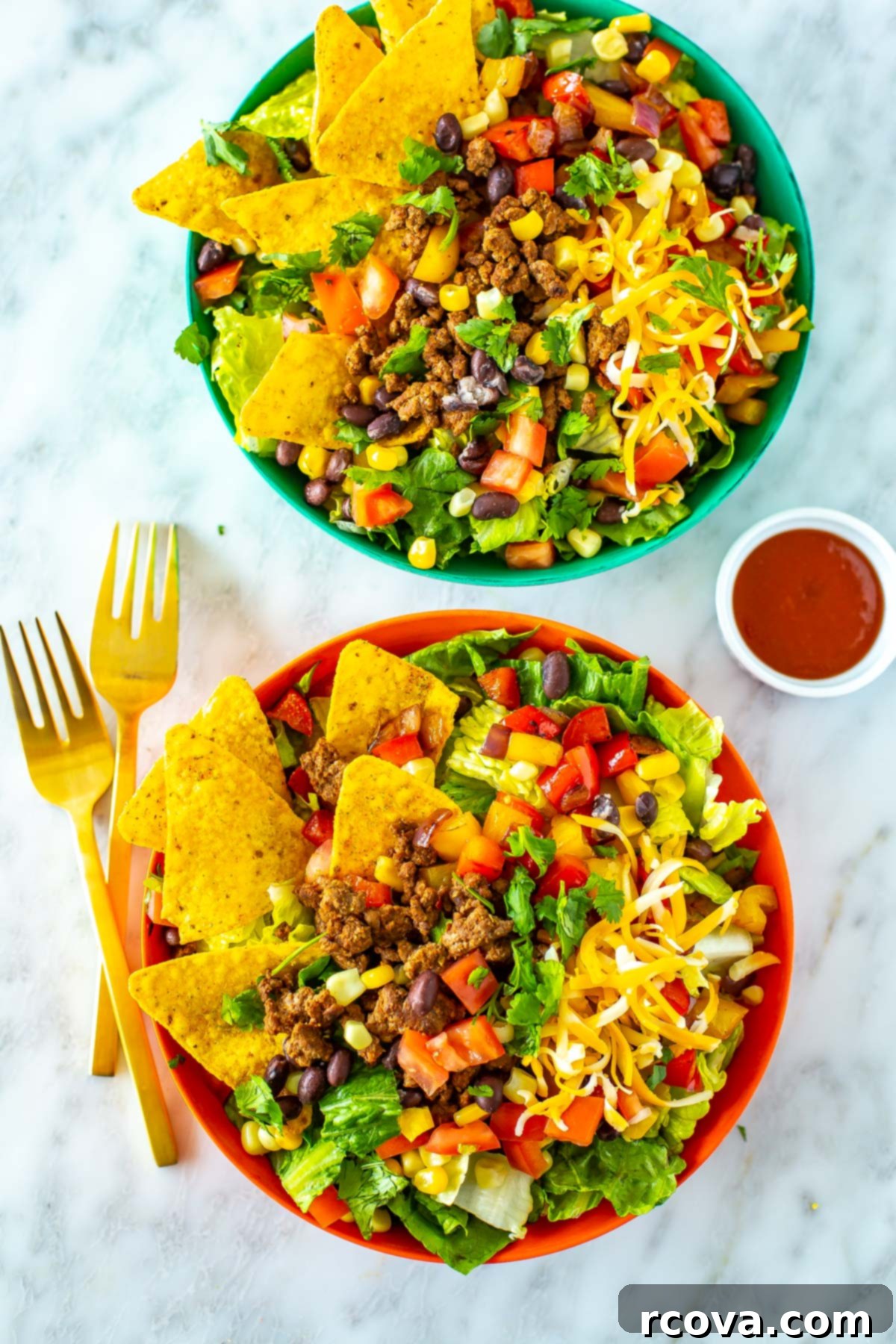 Crispy Dorito Taco Salad 1 featured 15838