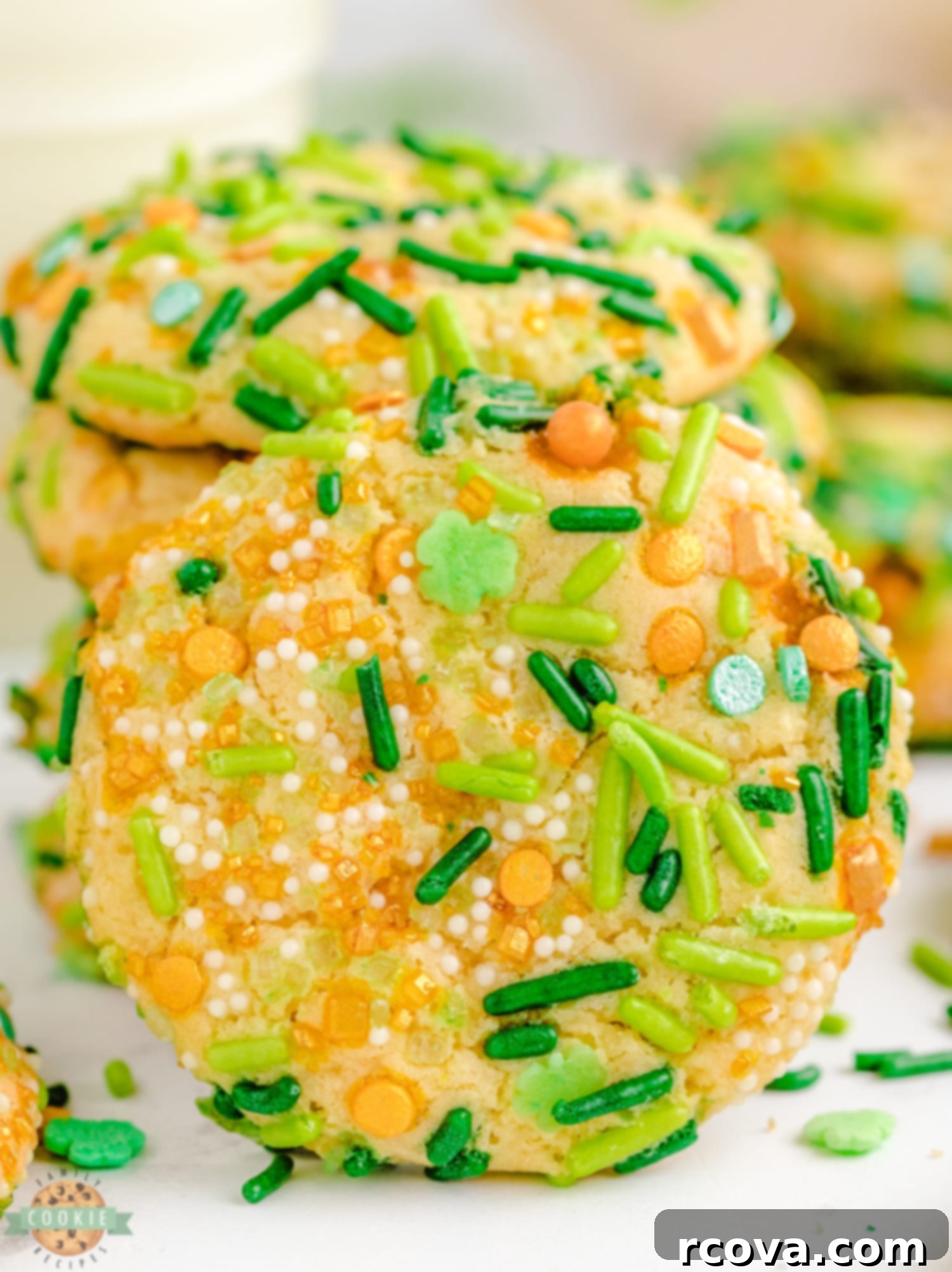 Lucky St. Patrick's Sprinkle Cookies 1 featured 16034