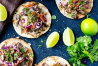 Korean BBQ Kalbi Tacos with Fresh Citrus Slaw