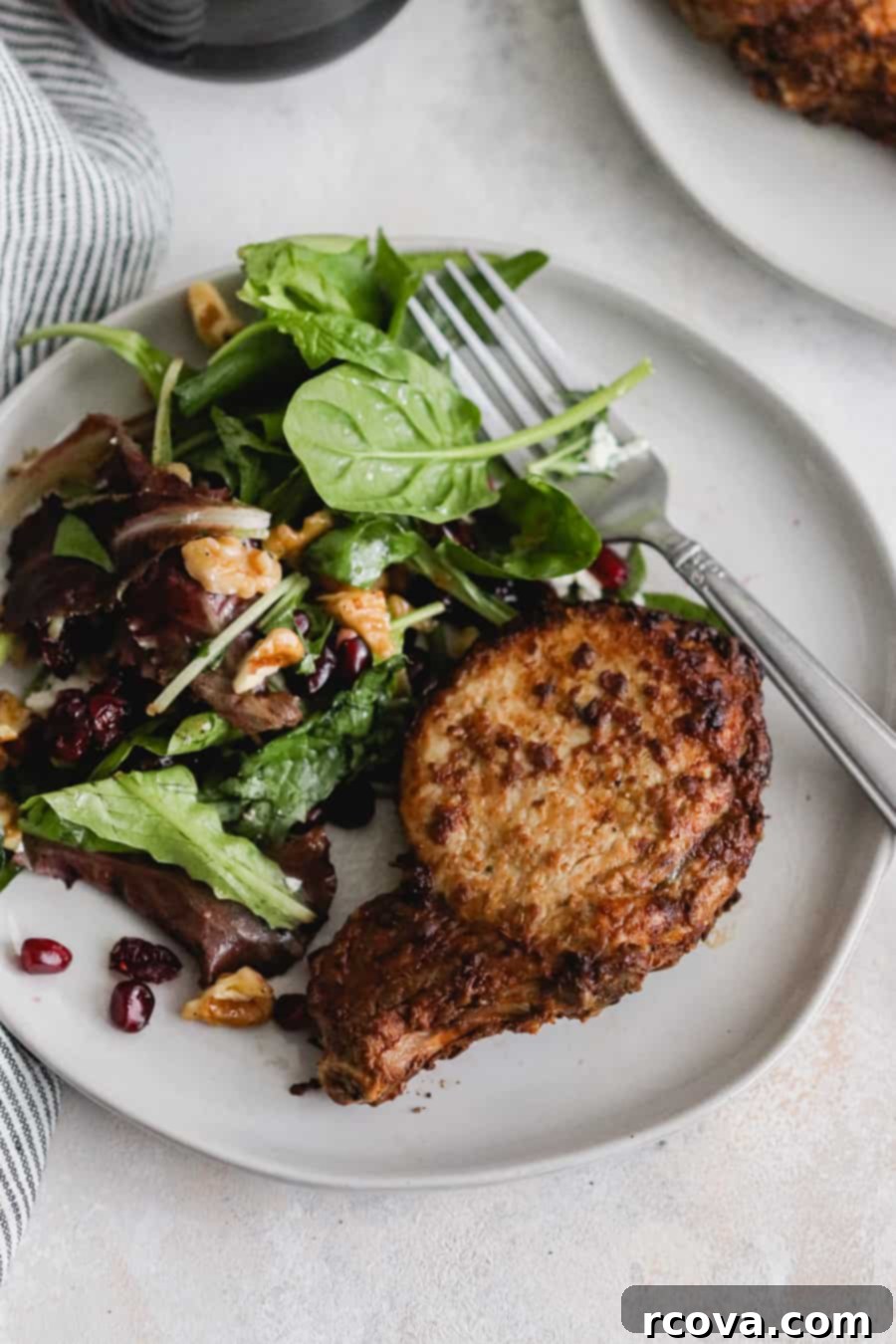 Crispy Air Fryer Dijon Pork Chops 1 featured 16357