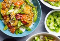 Easy Weeknight Sesame Chicken Rice Bowls