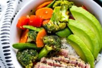 Golden Miso Sesame Tuna Bowls