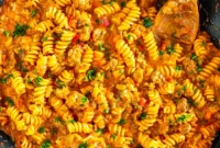 One-Pan Cheesy Ground Beef Pasta