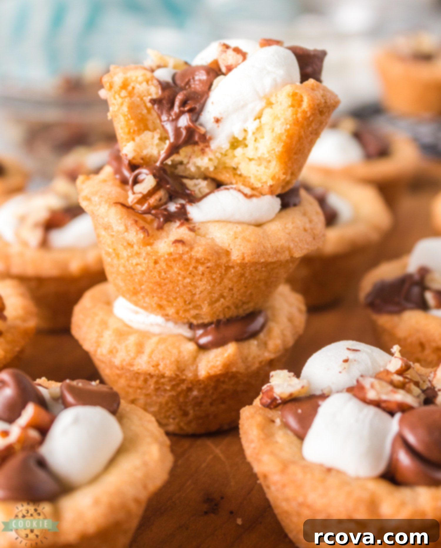 Decadent Rocky Road Cookie Cups 1 featured 16729