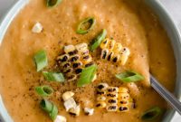 Speedy Smoky Chipotle Corn Cauliflower Chowder