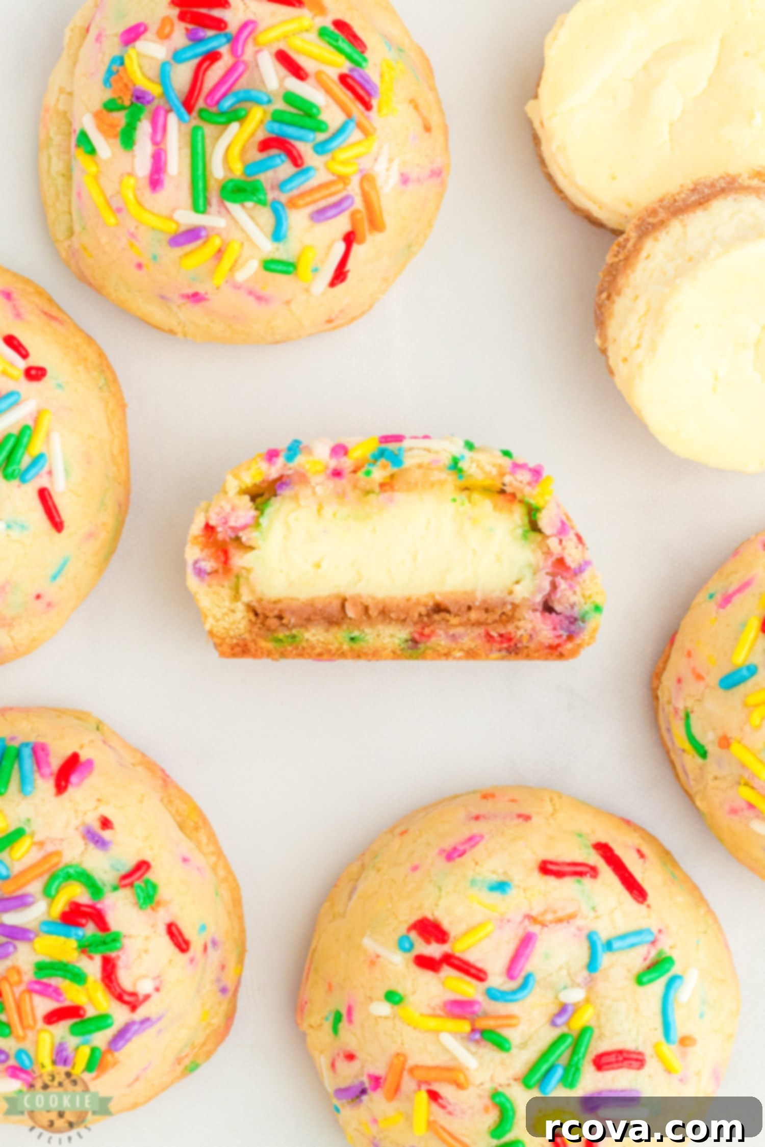 Cheesecake-Filled Funfetti Cookie Delights 1 featured 16734