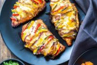 Hasselback Fiesta Chicken with Smoky Fajita Filling