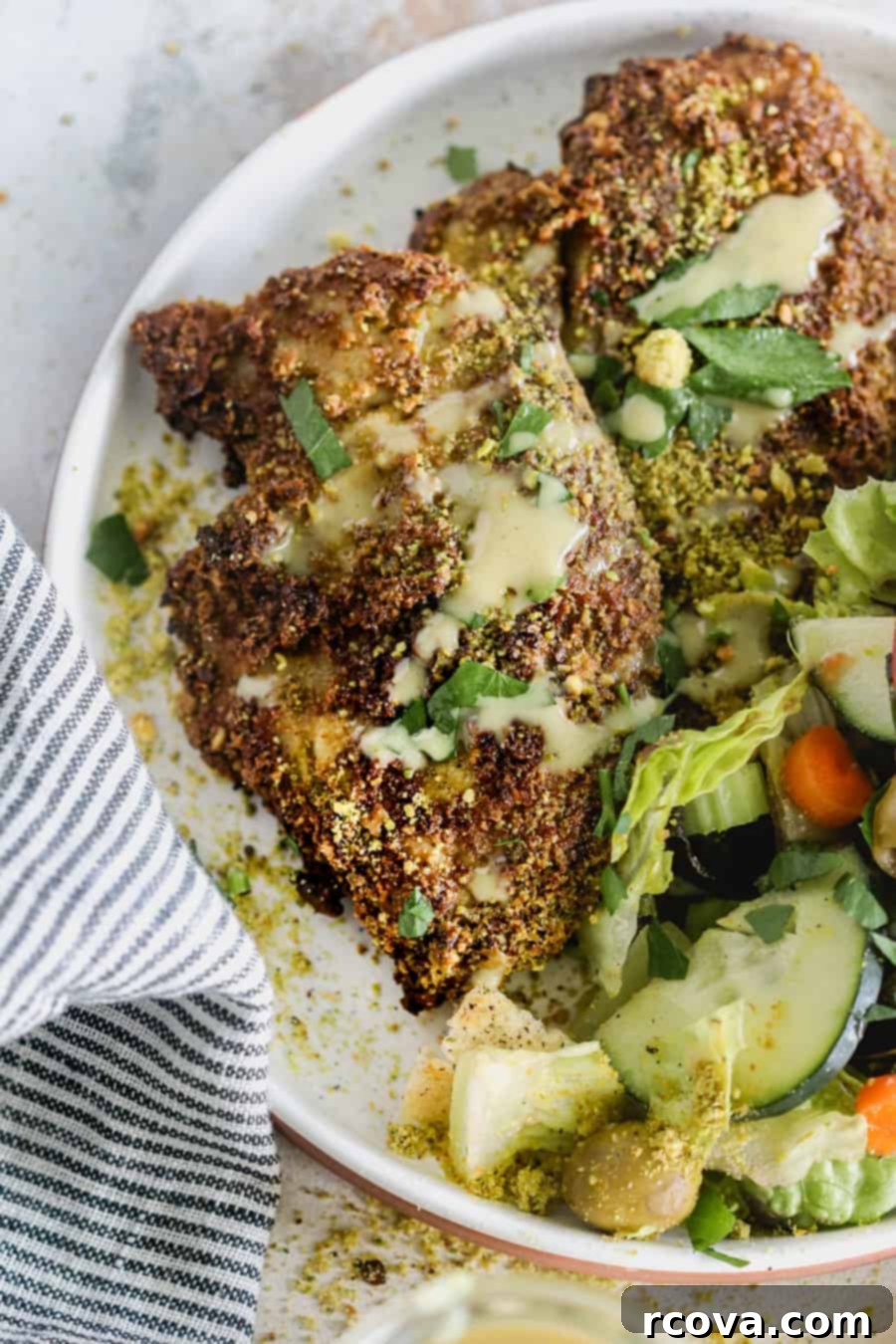 Perfect Pistachio Crusted Chicken: Air Fryer or Oven Baked 1 featured 16854
